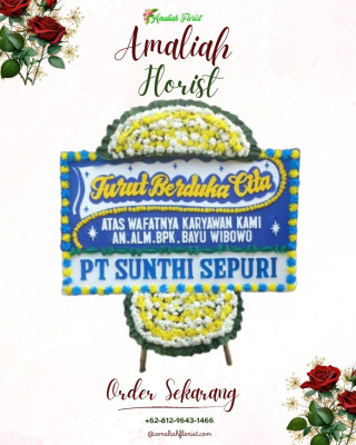 Papan Bunga Duka di Tembalang